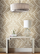 Wallpaper Modern Romance Wallpaper // Gold Metallic