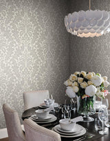 Wallpaper Modern Romance Wallpaper // Grey