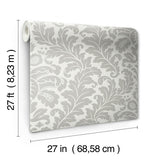 Wallpaper Modern Romance Wallpaper // Grey