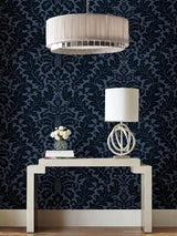 Wallpaper Modern Romance Wallpaper // Navy