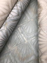 Wallpaper Modern Shell Wallpaper // Blue & Grey