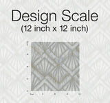 Wallpaper Modern Shell Wallpaper // Blue & Grey