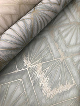 Wallpaper Modern Shell Wallpaper // Blue & Grey