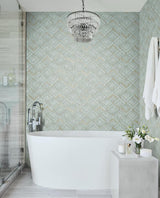 Wallpaper Modern Shell Wallpaper // Light Blue