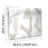 Wallpaper Modernist Peel & Stick Wallpaper // Neutral