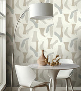 Wallpaper Modernist Peel & Stick Wallpaper // Neutral