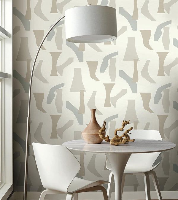 Wallpaper Modernist Peel & Stick Wallpaper // Neutral