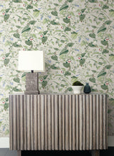 Wallpaper Moon Flower Wallpaper // Light Taupe