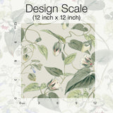 Wallpaper Moon Flower Wallpaper // Light Taupe