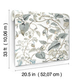 Wallpaper Moon Flower Wallpaper // White & Blue