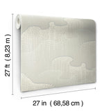 Wallpaper Moonglight Pearls Wallpaper // Light Taupe