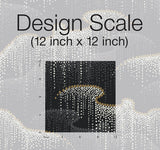 Wallpaper Moonlight Pearls Wallpaper // Black