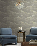 Wallpaper Moonlight Pearls Wallpaper // Taupe