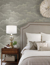 Wallpaper Moonlight Pearls Wallpaper // Taupe