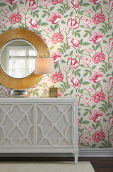 Wallpaper Morning Garden Wallpaper // Beige