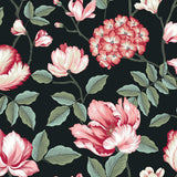 Wallpaper Morning Garden Wallpaper // Black