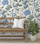 Wallpaper Morning Garden Wallpaper // White