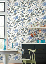 Wallpaper Morning Garden Wallpaper // White