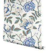 Wallpaper Morning Garden Wallpaper // White