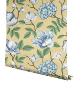 Wallpaper Morning Garden Wallpaper // Yellow