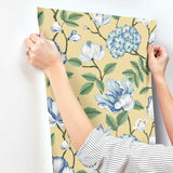 Wallpaper Morning Garden Wallpaper // Yellow