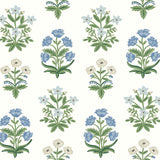 Wallpaper Mughal Rose Wallpaper // White & Purple