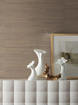 Wallpaper Multi Grass Wallpaper // Brown