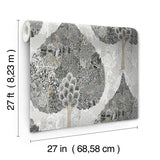 Wallpaper Mystic Forest Wallpaper // Black