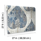 Wallpaper Mystic Forest Wallpaper // Blue