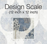 Wallpaper Mystic Forest Wallpaper // Blue