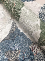 Wallpaper Mystic Forest Wallpaper // Green & Coral