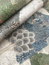 Wallpaper Mystic Forest Wallpaper // Green & Coral