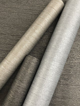 Wallpaper Natural Texture Wallpaper // Silver & Brown Metallic