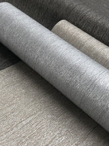 Wallpaper Natural Texture Wallpaper // Silver & Brown Metallic