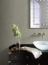 Wallpaper Natural Texture Wallpaper // Silver & Gold