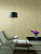 Wallpaper Nazca Wallpaper // Almond & Gold