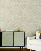Wallpaper Nazca Wallpaper // Neutral & Gold