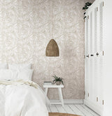 Wallpaper Oahu Fronds Peel & Stick Wallpaper // Off White