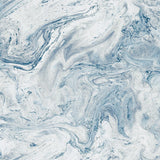 Wallpaper Oil & Marble Peel & Stick Wallpaper // Blue