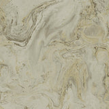 Wallpaper Oil & Marble Wallpaper // Mink Metallic