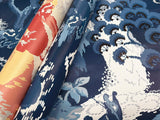 Wallpaper Old Peking Peel & Stick Wallpaper // Navy Blue