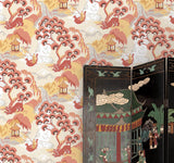 Wallpaper Old Peking Peel & Stick Wallpaper // Pink Lemonade