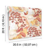 Wallpaper Old Peking Peel & Stick Wallpaper // Pink Lemonade