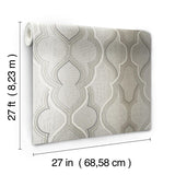 Wallpaper Ombre Damask Wallpaper // Neutral