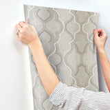 Wallpaper Ombre Damask Wallpaper // Neutral