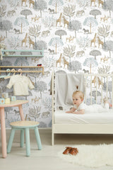 Wallpaper On the Savanna Wallpaper // Neutral