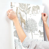 Wallpaper On the Savanna Wallpaper // Neutral