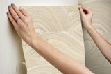 Wallpaper Onyx Peel & Stick Wallpaper // Grey
