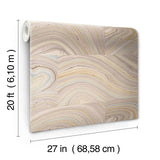 Wallpaper Onyx Peel & Stick Wallpaper // Purple