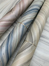 Wallpaper Onyx Strata Wallpaper // Blue